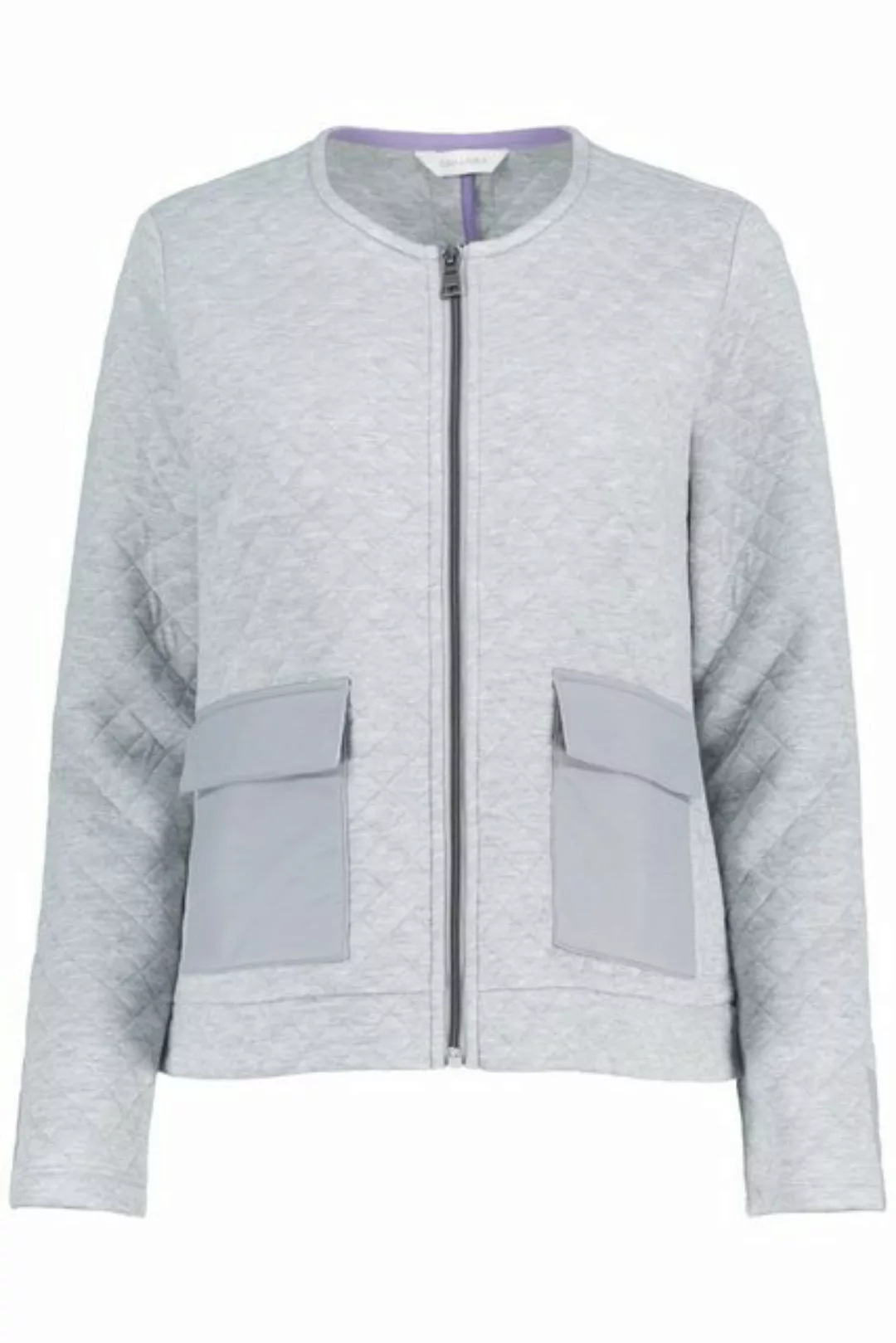 Gina Laura Kurzjacke Jersey-Steppjacke Boxy Fit Nylon-Taschen günstig online kaufen