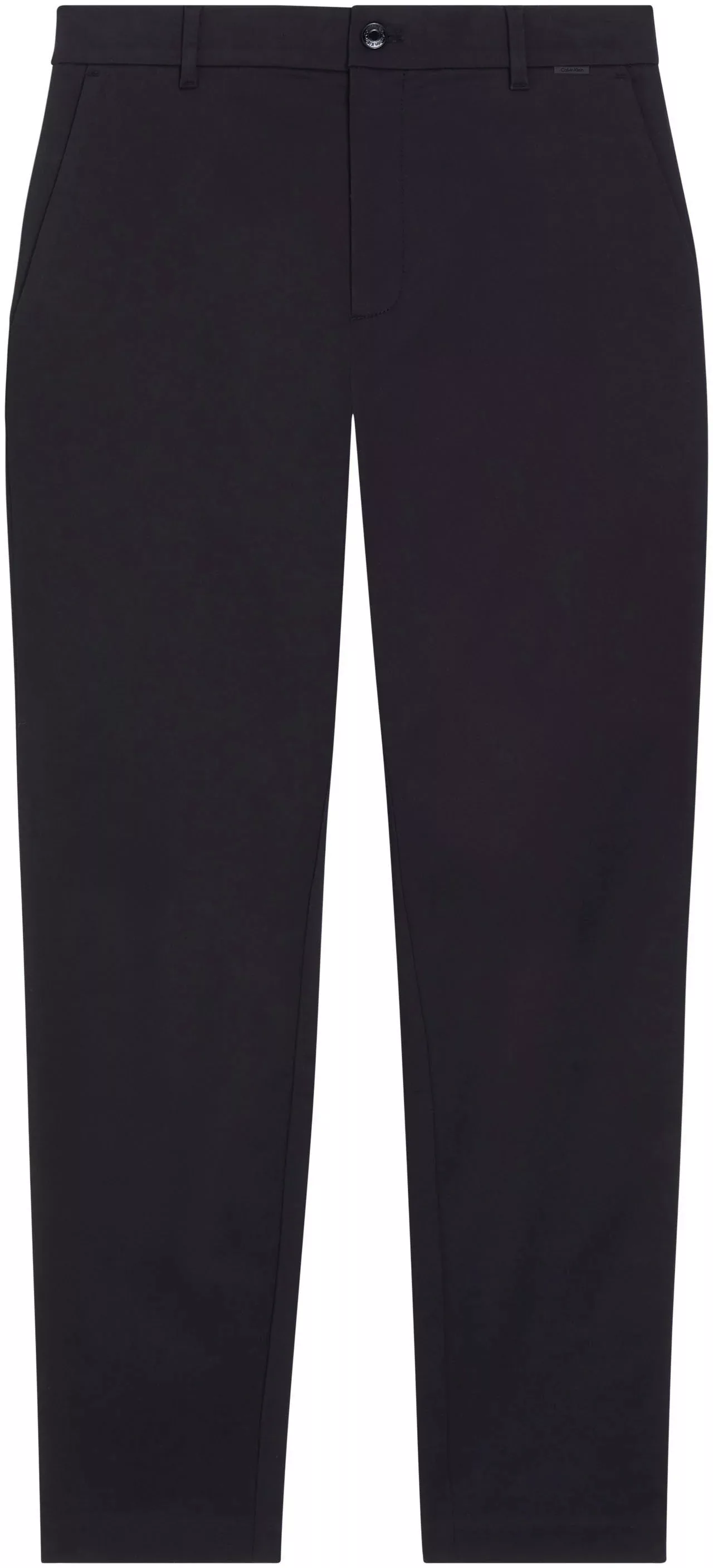 Calvin Klein Chinohose SATEEN STRETCH TAPERED mit Logoprägung günstig online kaufen