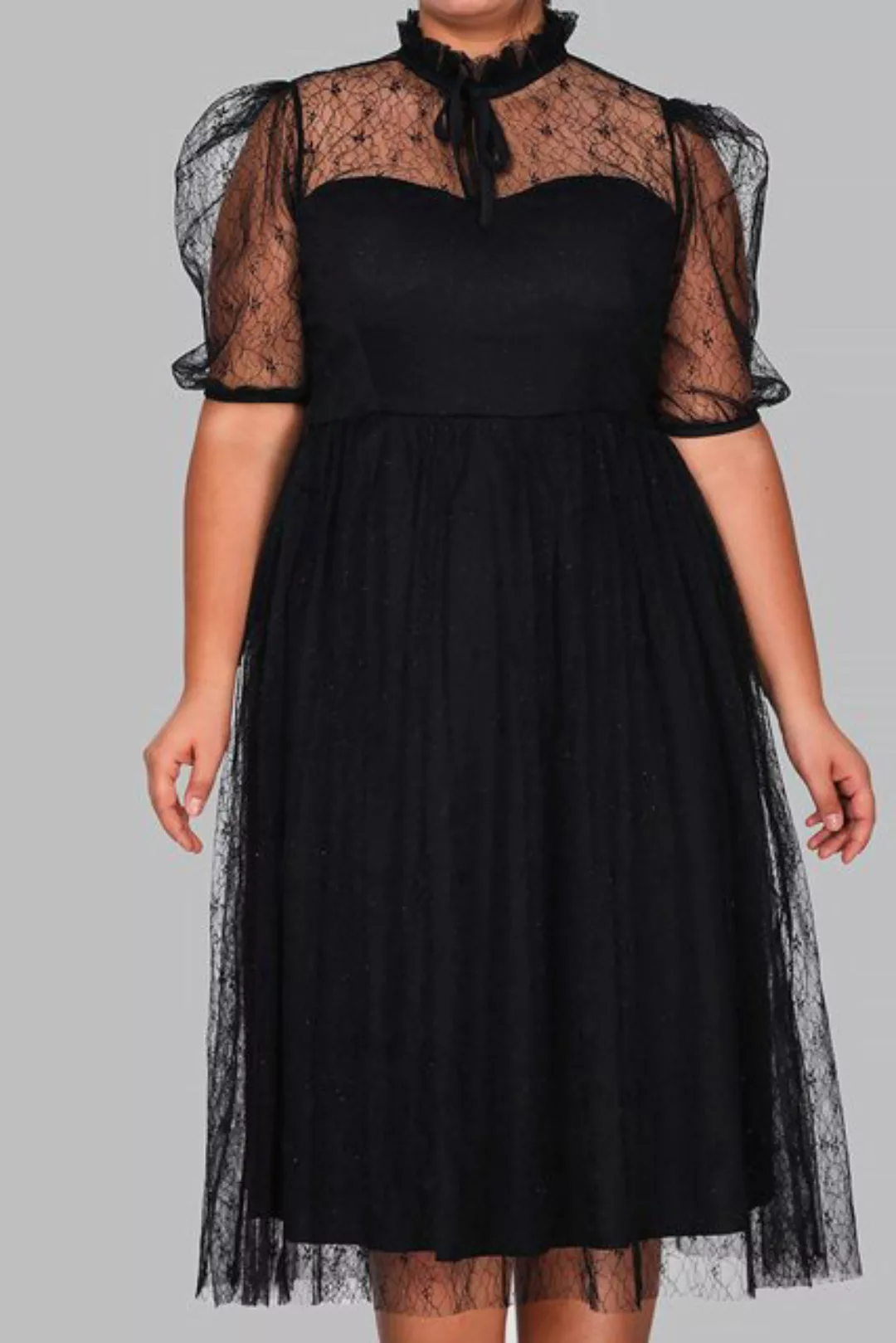 Modabout Abendkleid Damen Midikleid Sommerkleid für große Größen - NELB0588 günstig online kaufen