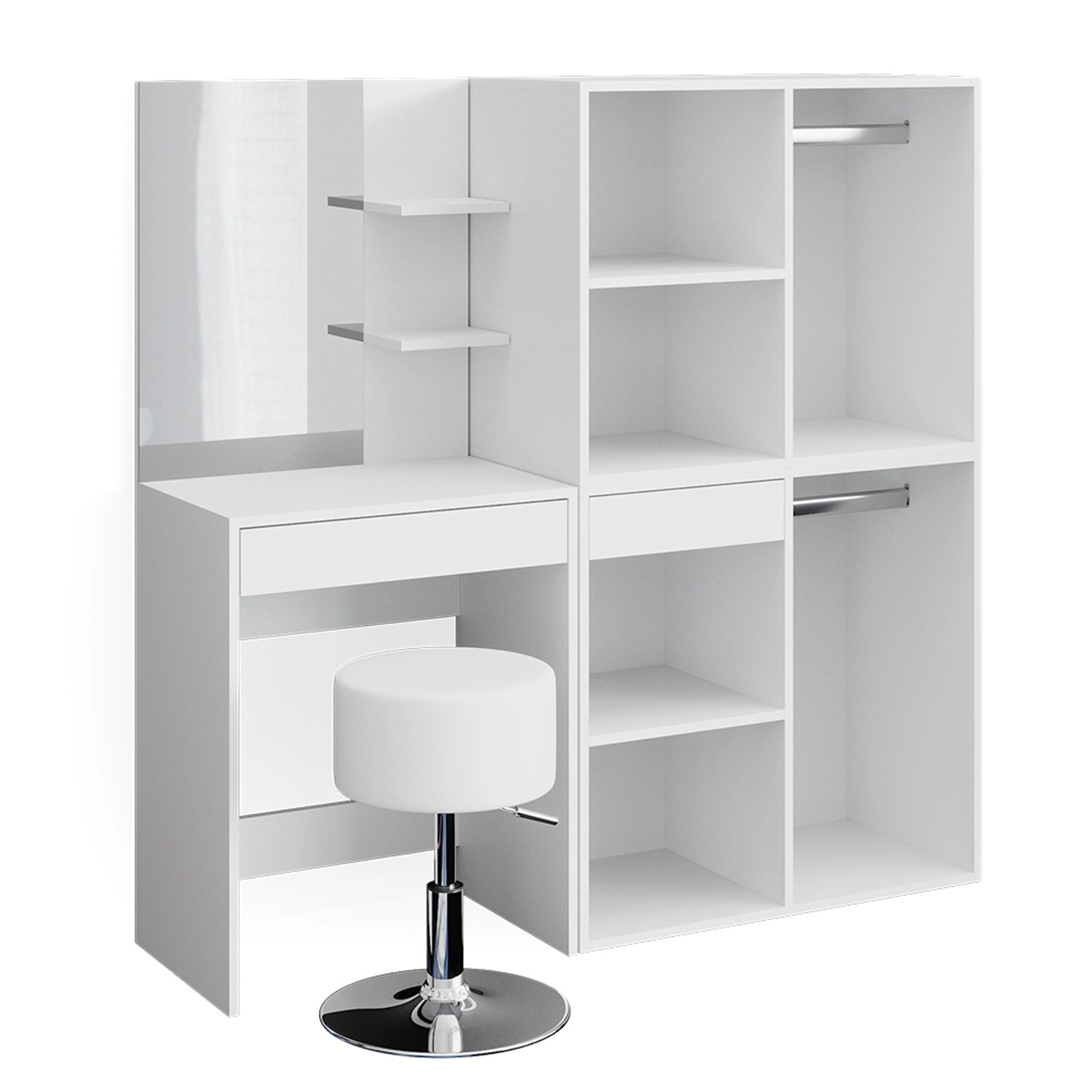 Vicco Schminktisch Isabelle, Weiß, 140 cm günstig online kaufen