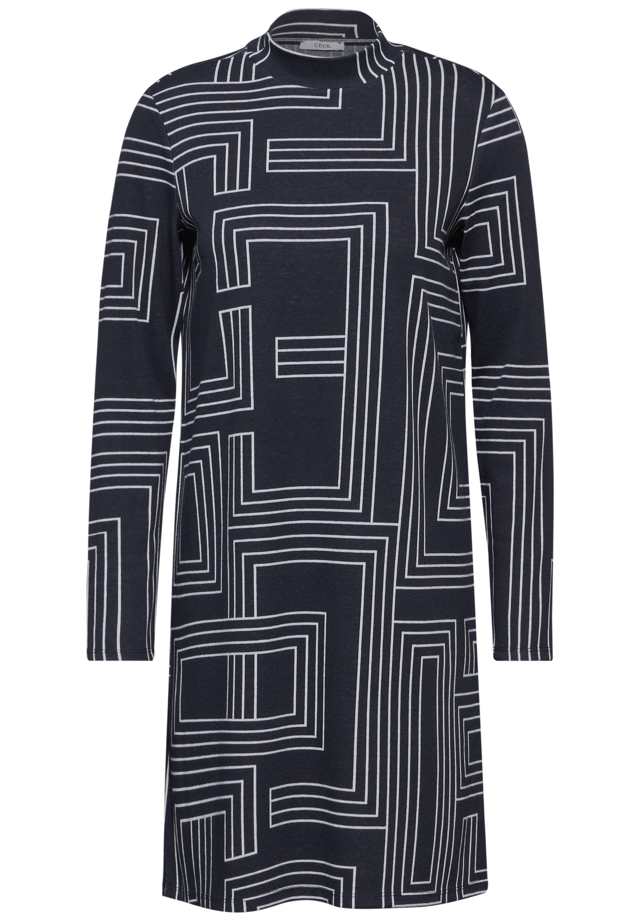 CECIL Jerseykleid Sommerkleid mit grafischem Muster, günstig online kaufen
