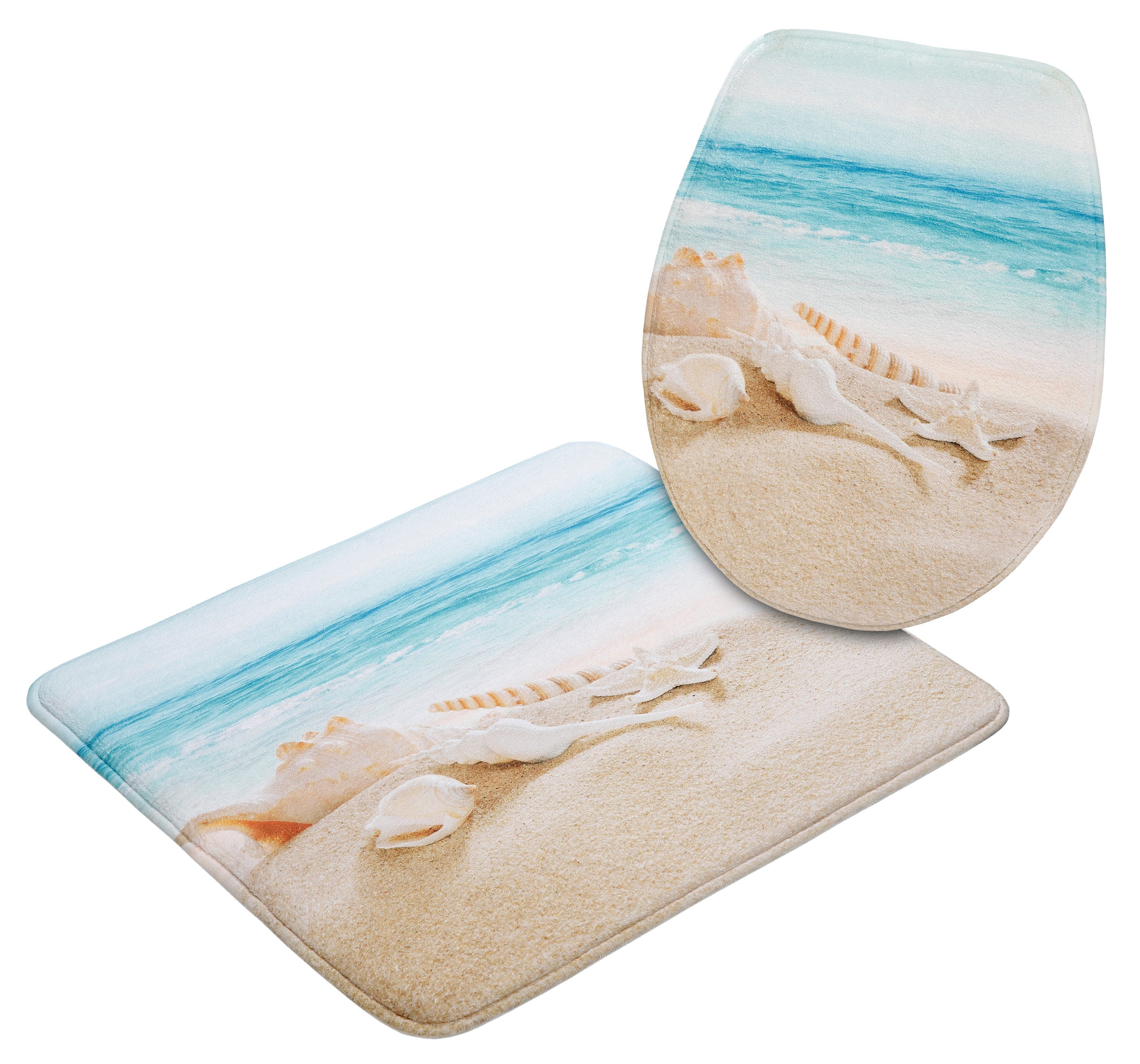 my home Badematte Strand, Höhe 14 günstig online kaufen