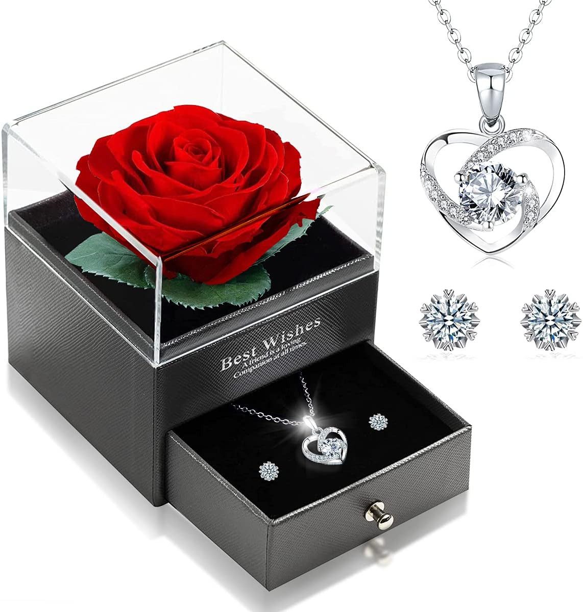 ZEUOPQ Schmuckset Schmuckset Ewige Rose mit günstig online kaufen