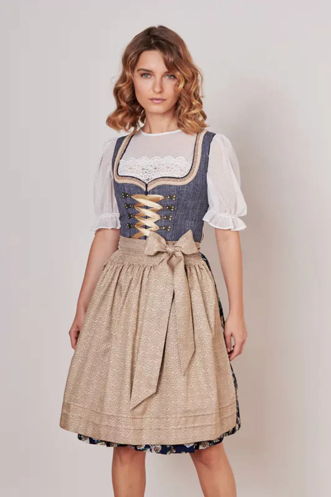 Krüger Madl Dirndl (1-tlg) Drapiert/gerafft günstig online kaufen