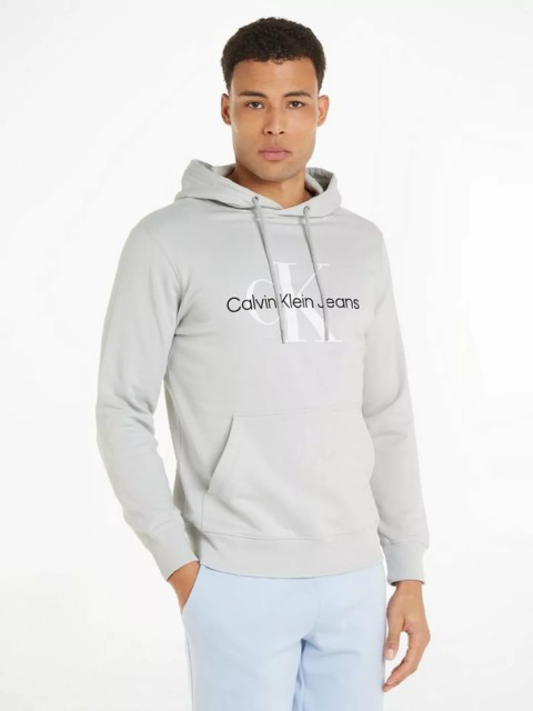 Calvin Klein Jeans Kapuzensweatshirt SEASONAL MONOLOGO REGULAR HOODIE mit L günstig online kaufen