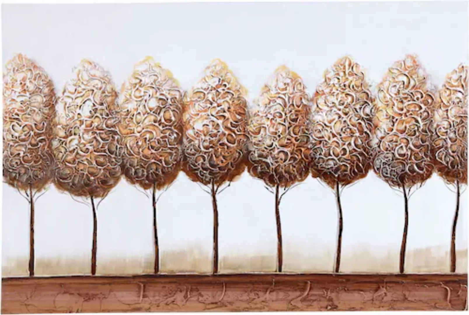 Home affaire Leinwandbild "Trees", Motiv Bäume, 120x80 cm, Wohnzimmer günstig online kaufen