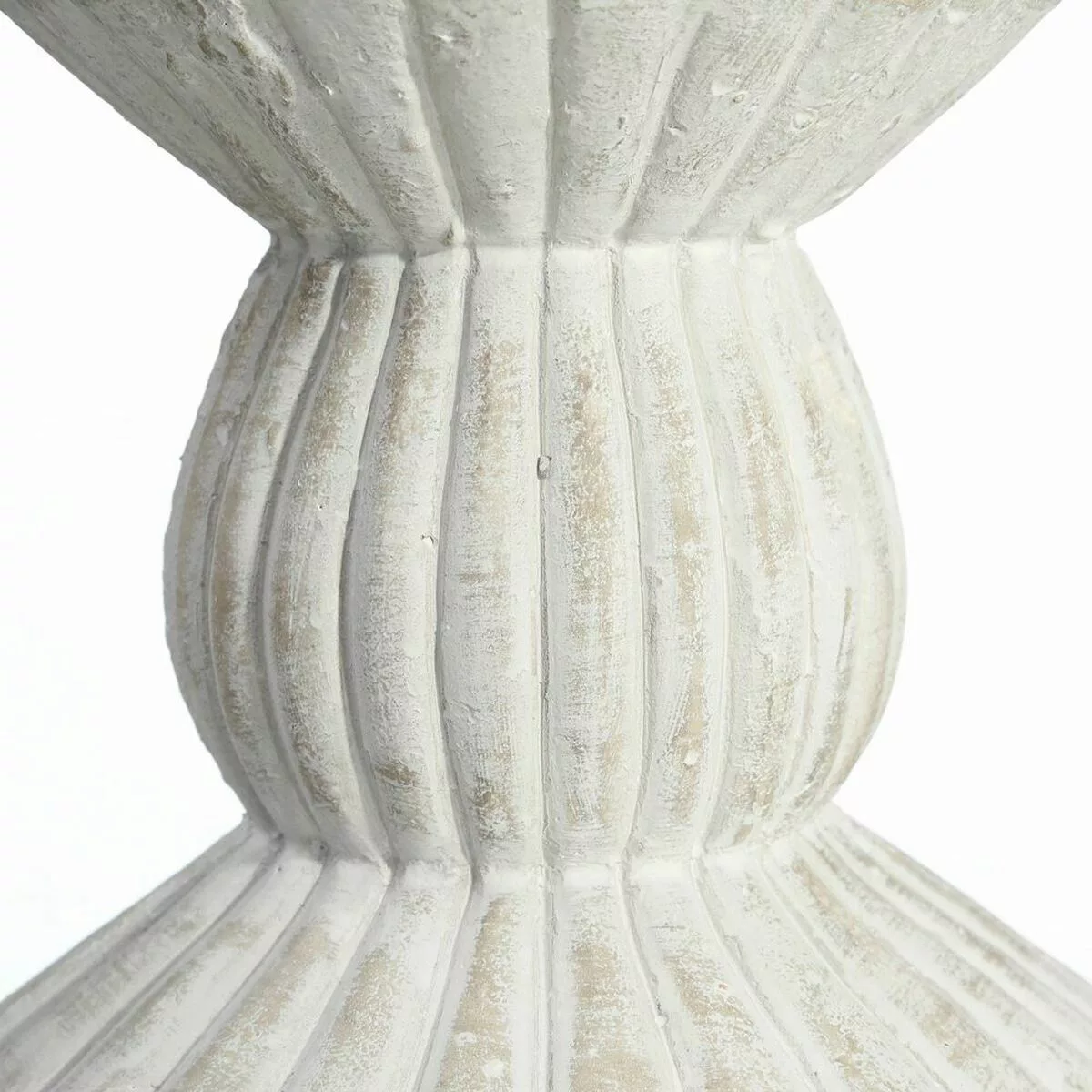 Vase 31 X 31 X 47,5 Cm Zement Weiß günstig online kaufen