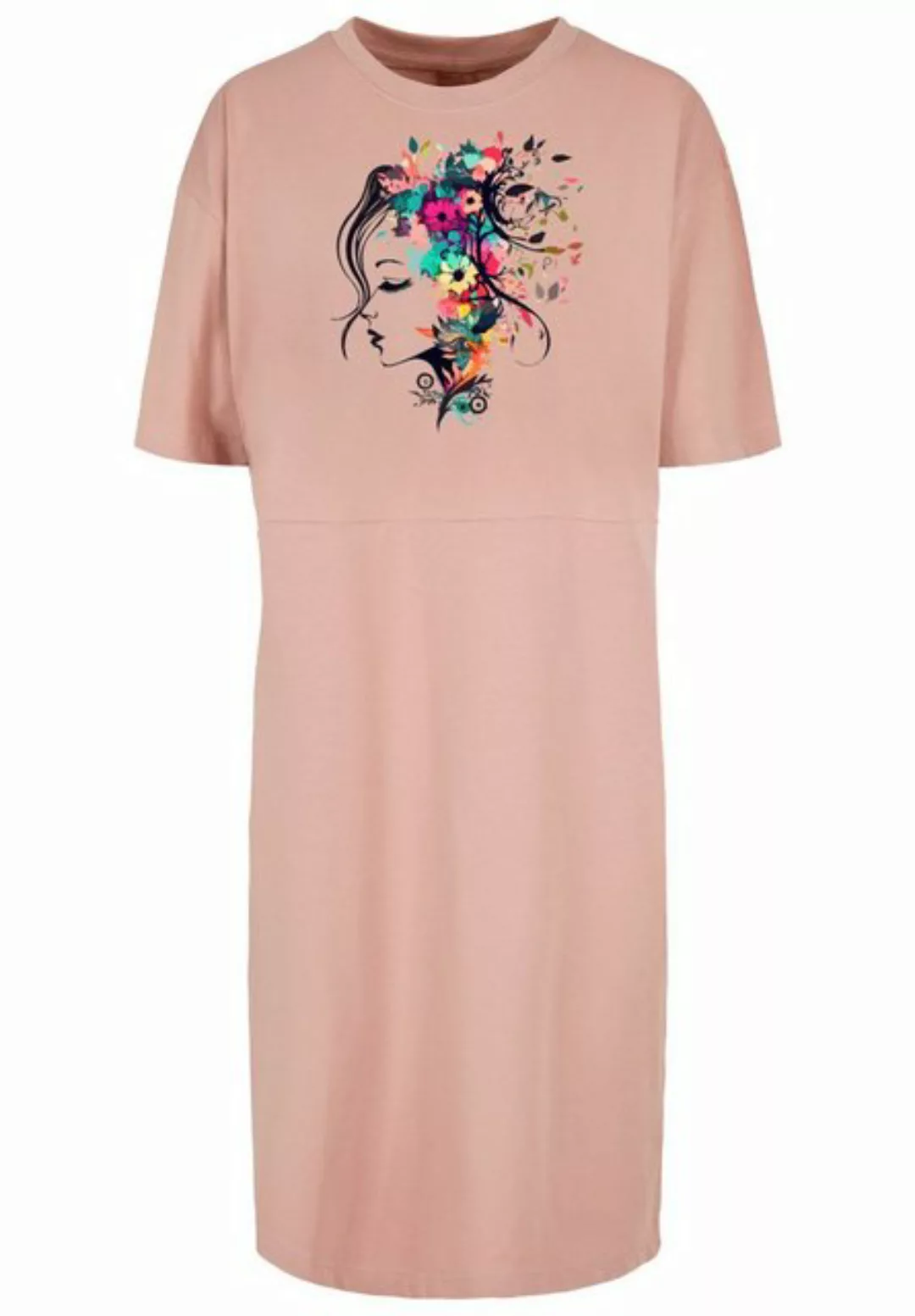 F4NT4STIC Shirtkleid "Blumen Silhouette Bunt", Print günstig online kaufen