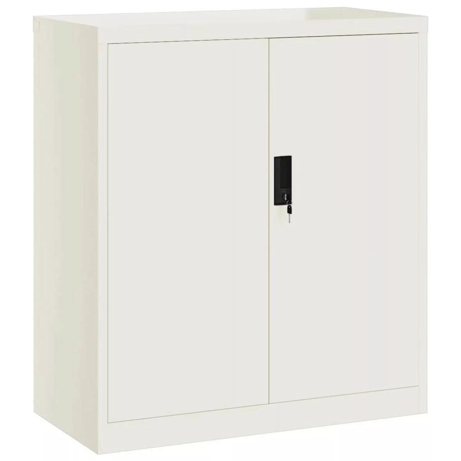 vidaXL Aktenschrank Weiß 79x40x90 cm Stahl günstig online kaufen