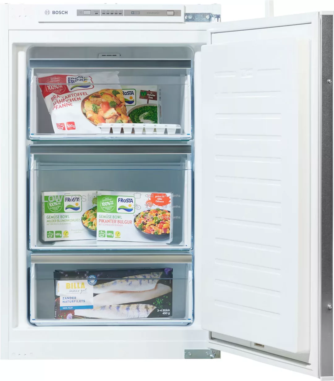 BOSCH Einbaugefrierschrank »GIV21VSE0«, 4, 87,4 cm hoch, 54,1 cm breit günstig online kaufen