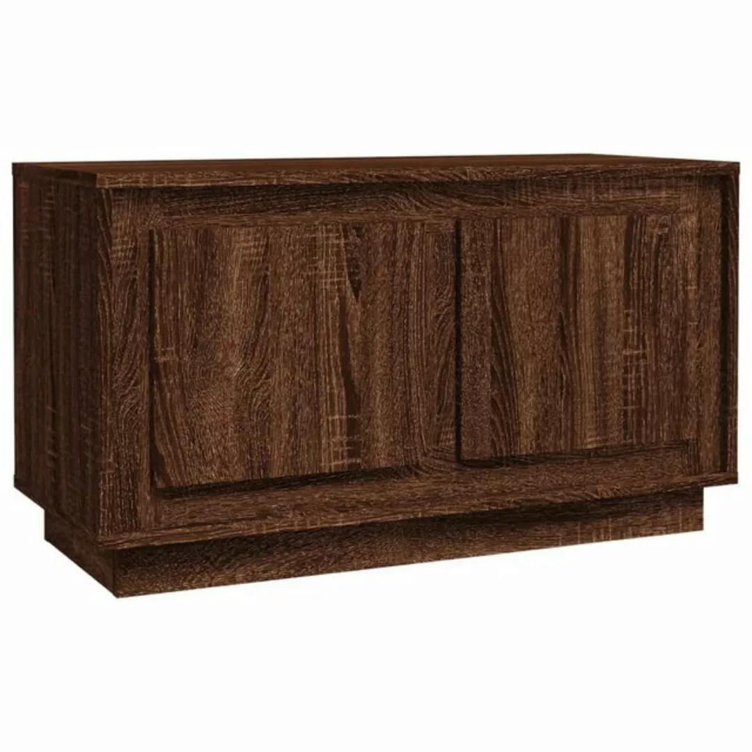 furnicato TV-Schrank Braun Eichen-Optik 80x35x45 cm Holzwerkstoff (1-St) günstig online kaufen