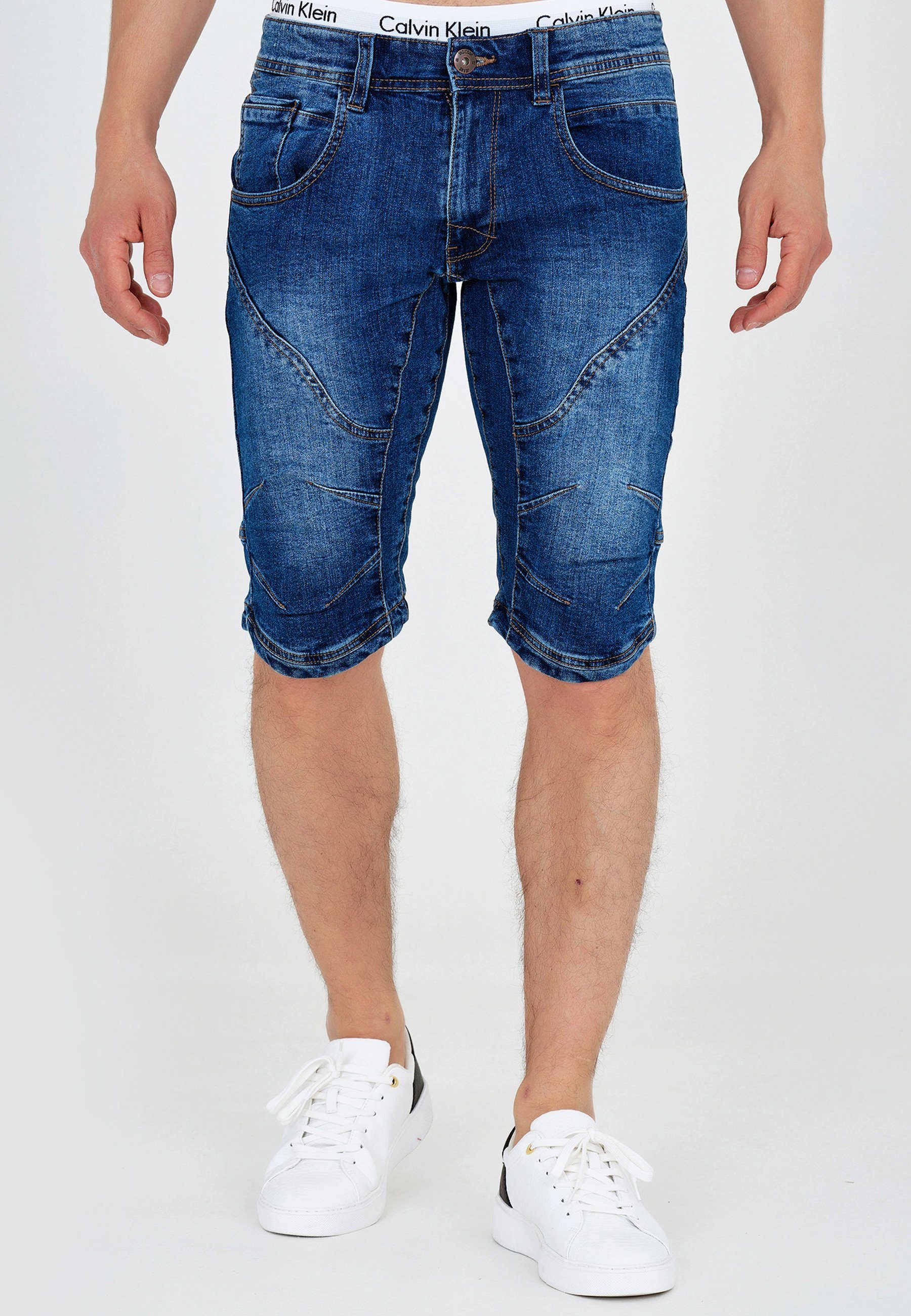 Indicode 3/4-Jeans Leon Denimshorts mit 5 günstig online kaufen