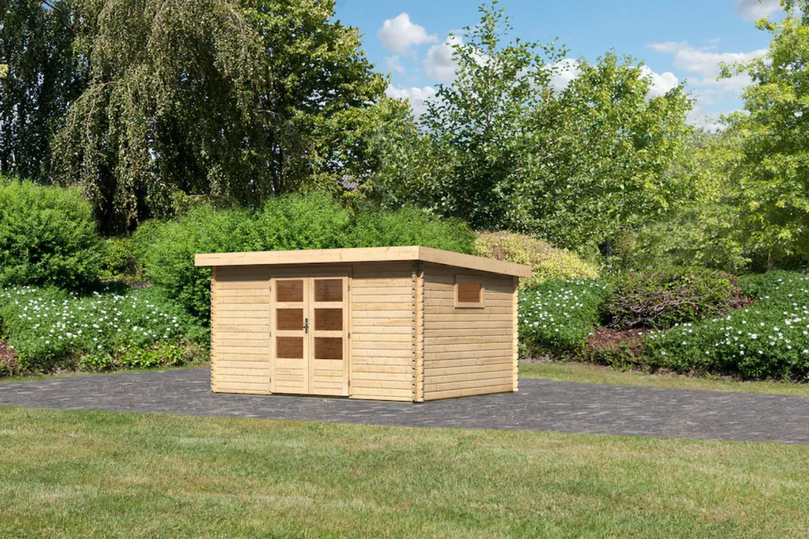 KONIFERA Gartenhaus ""Tange 5" naturbelassen", aus hochwertiger nordischer günstig online kaufen