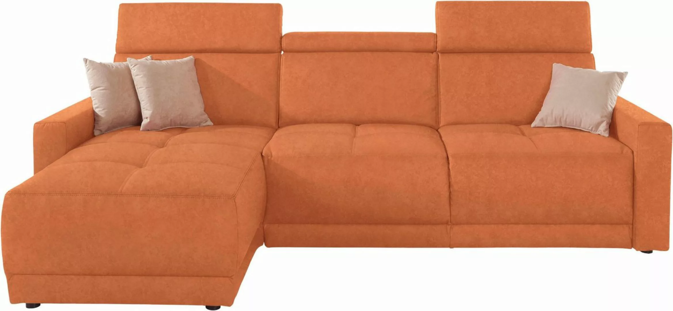 DOMO collection Ecksofa "Ava L-Form", mit Recamiere, Federkern wahlweise mi günstig online kaufen