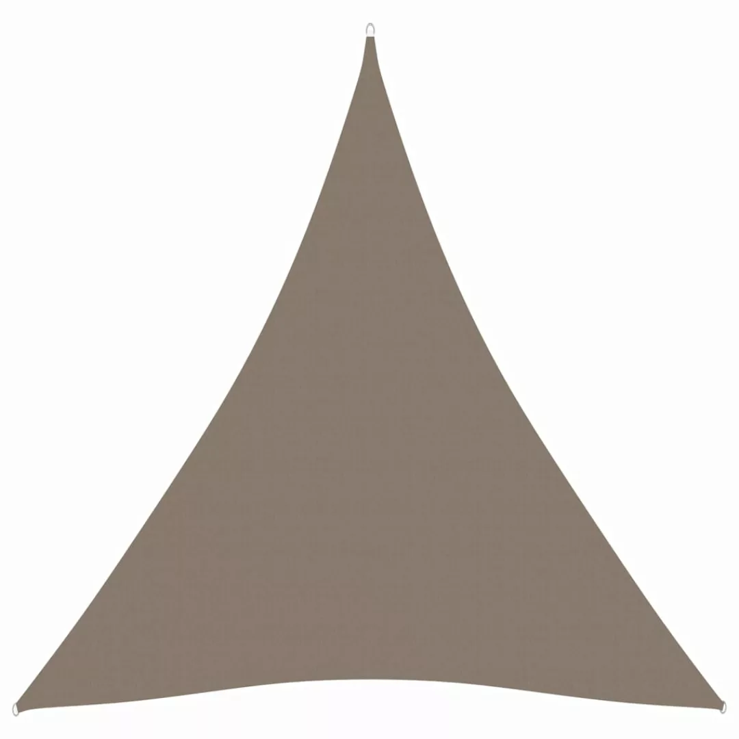 Sonnensegel Oxford-gewebe Dreieckig 3x3x3 M Taupe günstig online kaufen
