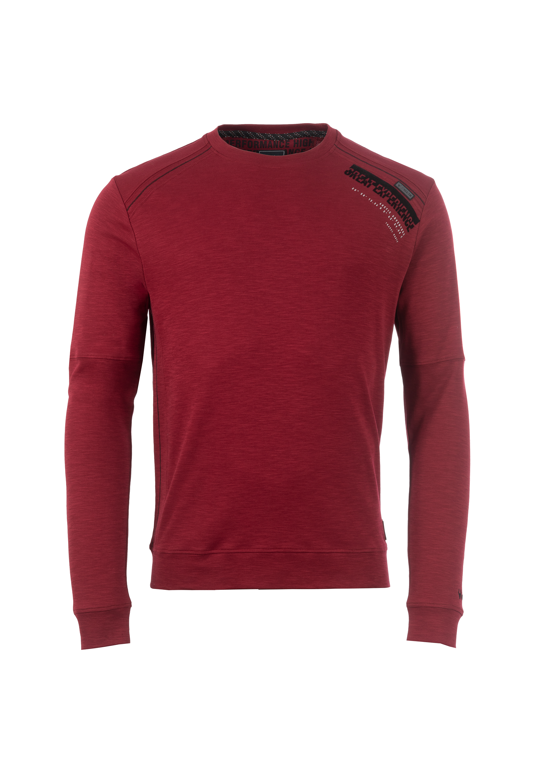 Questo Langarmshirt GeneQU deep red günstig online kaufen