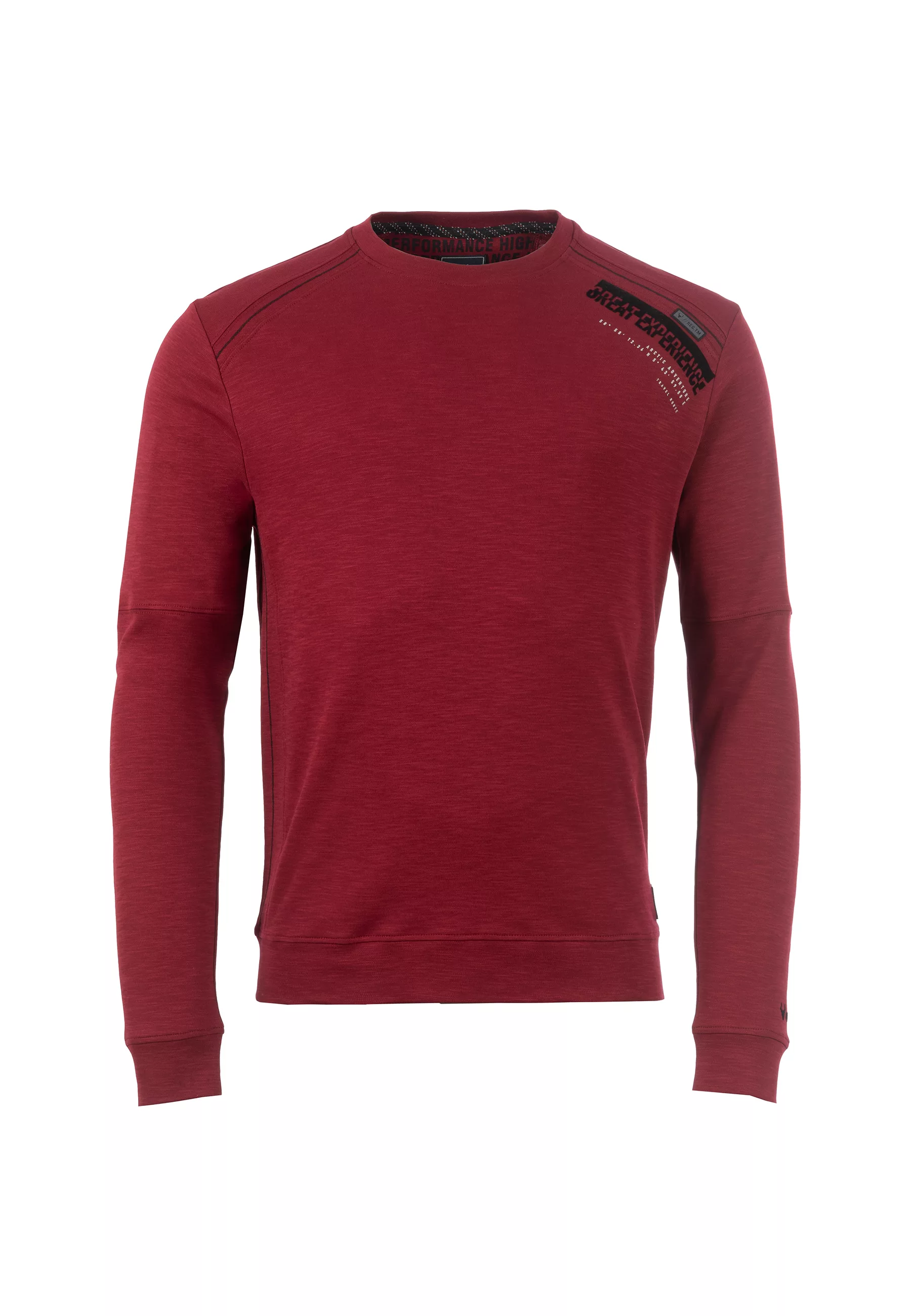 Questo Langarmshirt GeneQU deep red günstig online kaufen