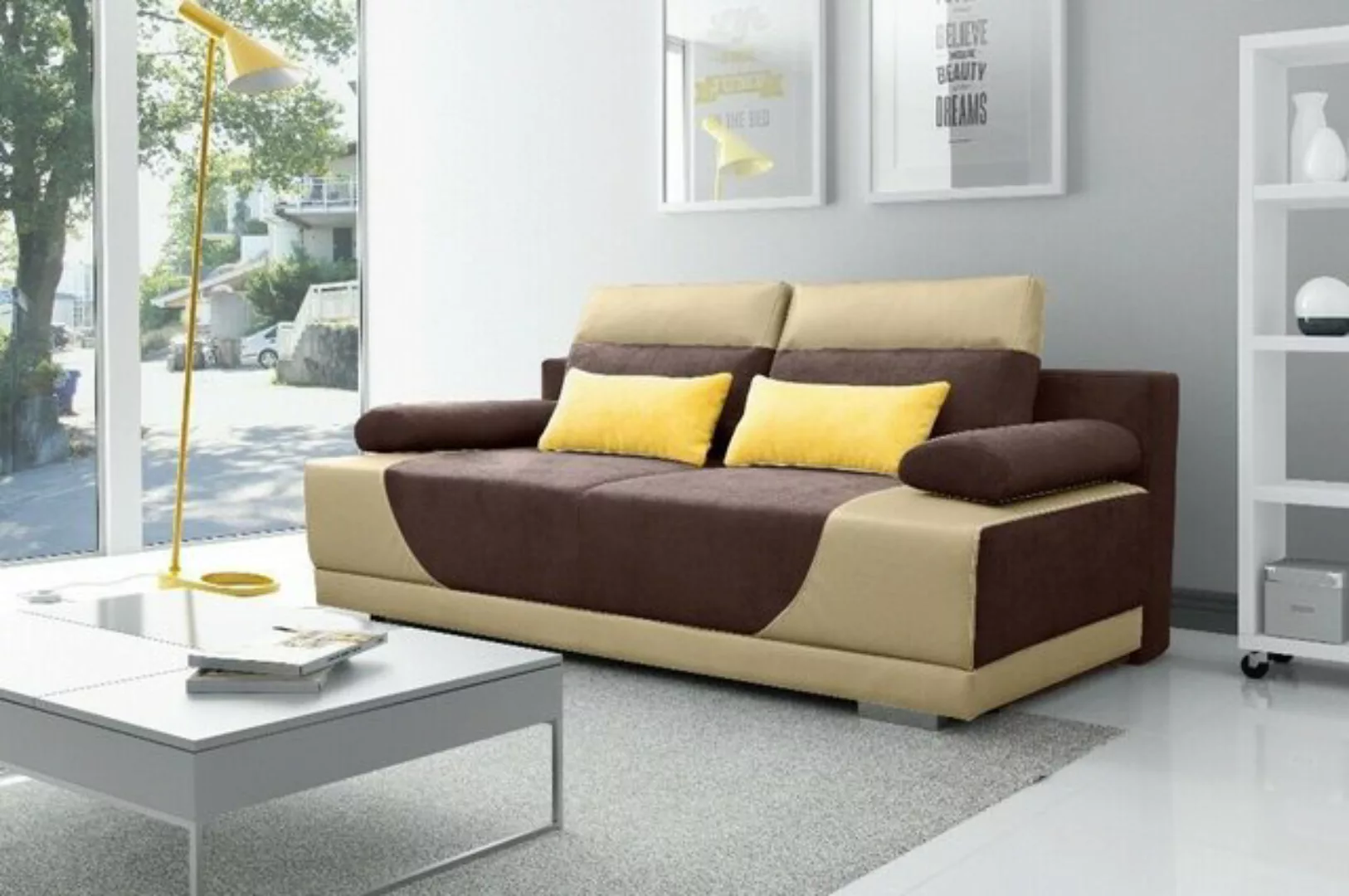 JVmoebel Sofa, Mit Bettfunktion günstig online kaufen