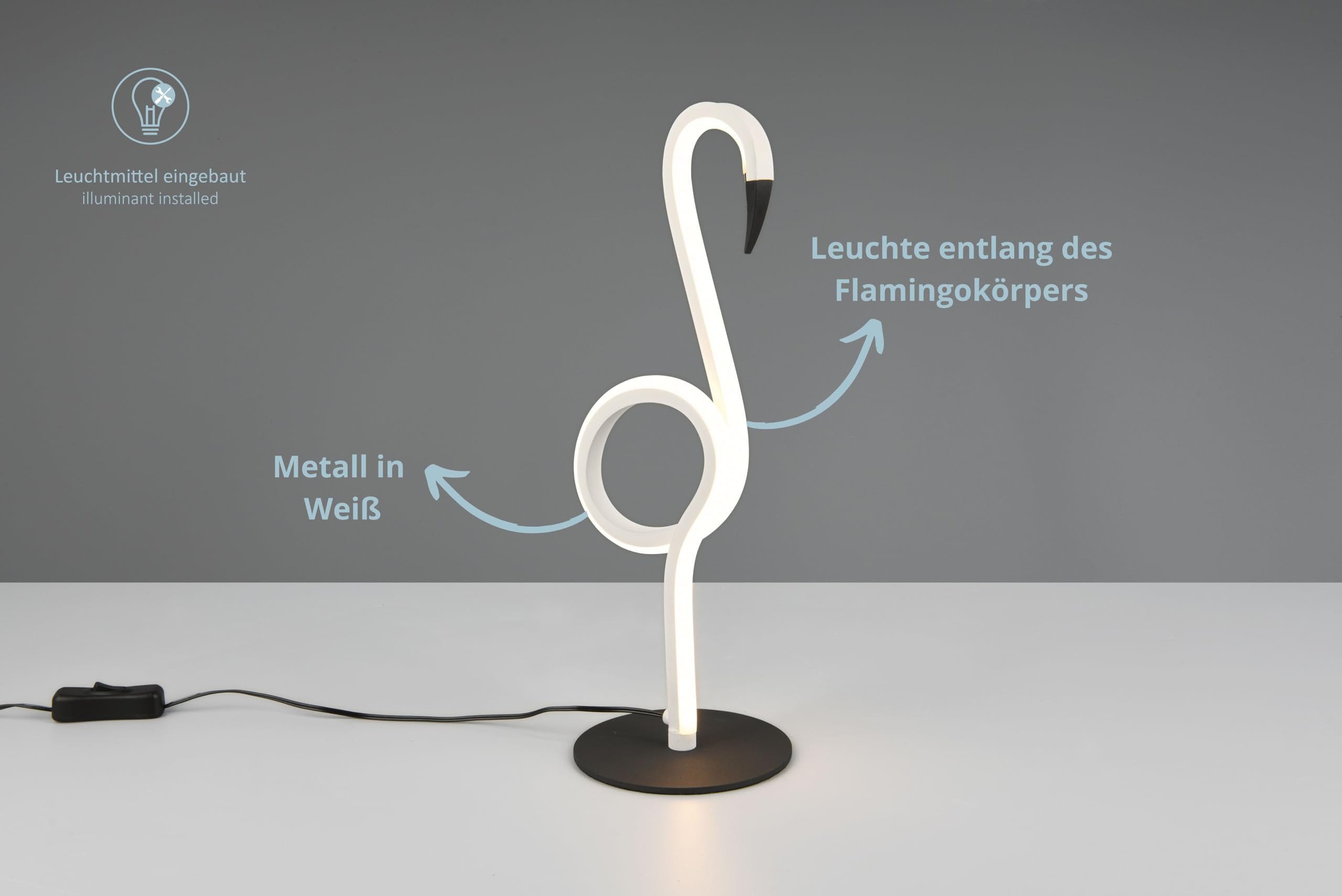 lightling LED Tischleuchte Inga, LED fest günstig online kaufen