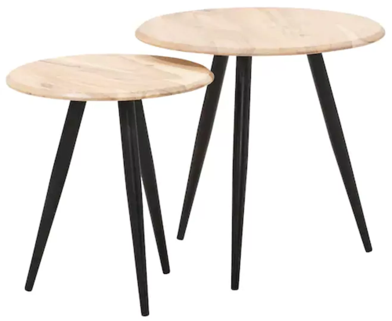 Beistelltisch, 2er-Set - holzfarben - Tische > Beistelltische - Möbel Kraft günstig online kaufen