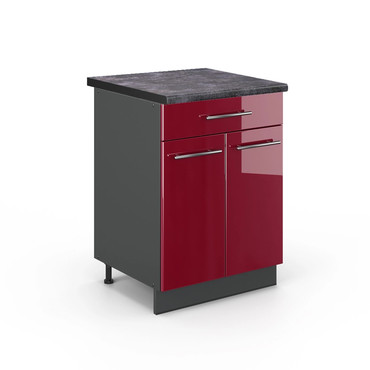 Vicco Unterschrank Fame-Line, Anthrazit Landhaus/Weiß, 60 günstig online kaufen