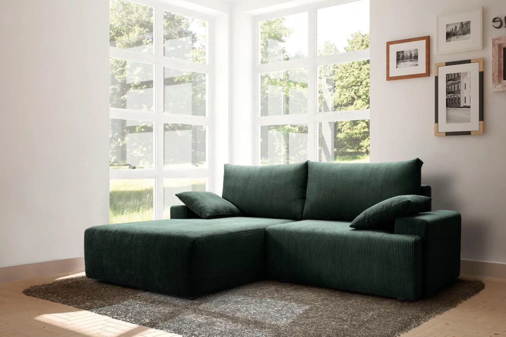 exxpo - sofa fashion Ecksofa "Orinoko, aktuelles Design und hoher Sitzkomfo günstig online kaufen