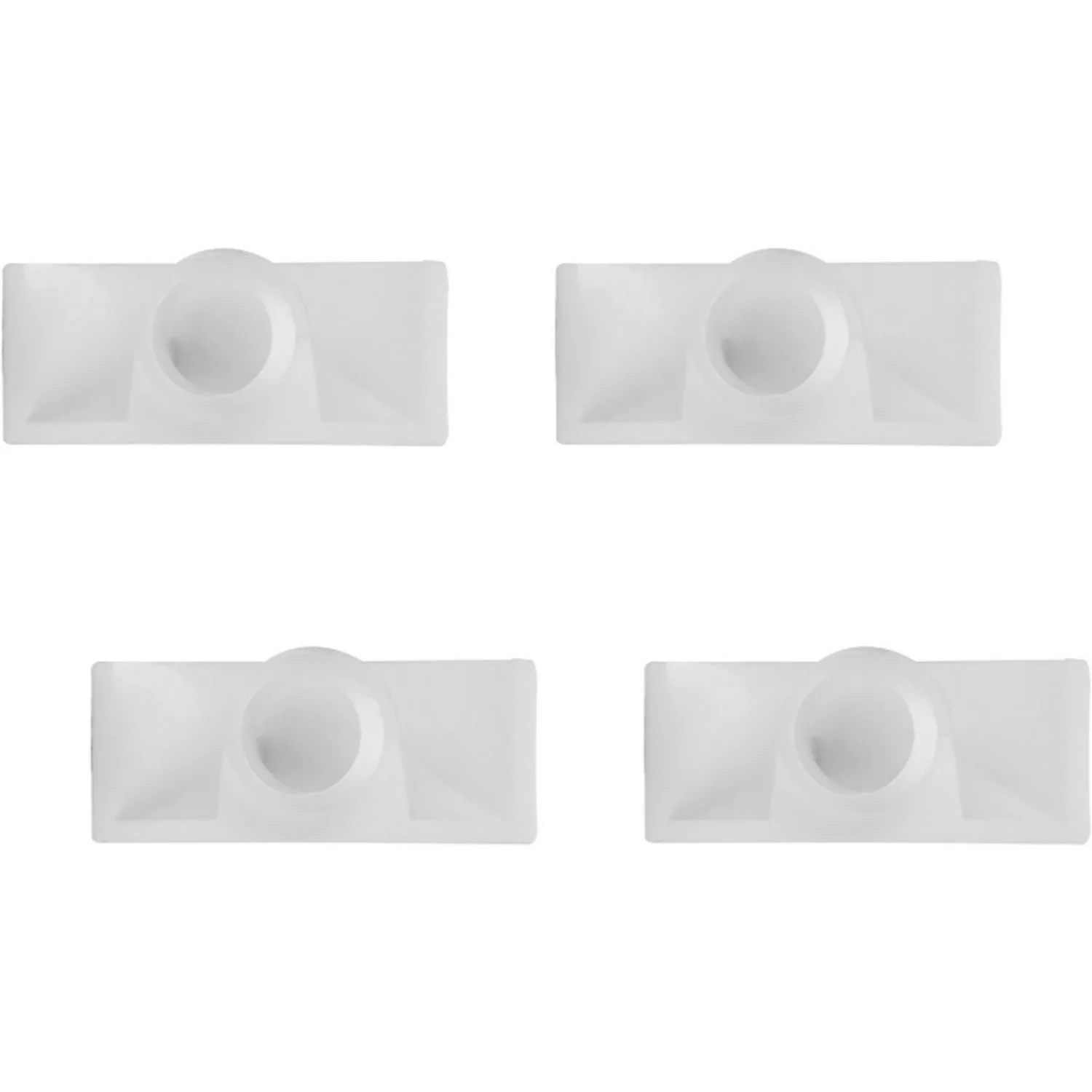 JM Meeth Wasserlochkappen für Kunststofffenster 4 Stück Weiß günstig online kaufen