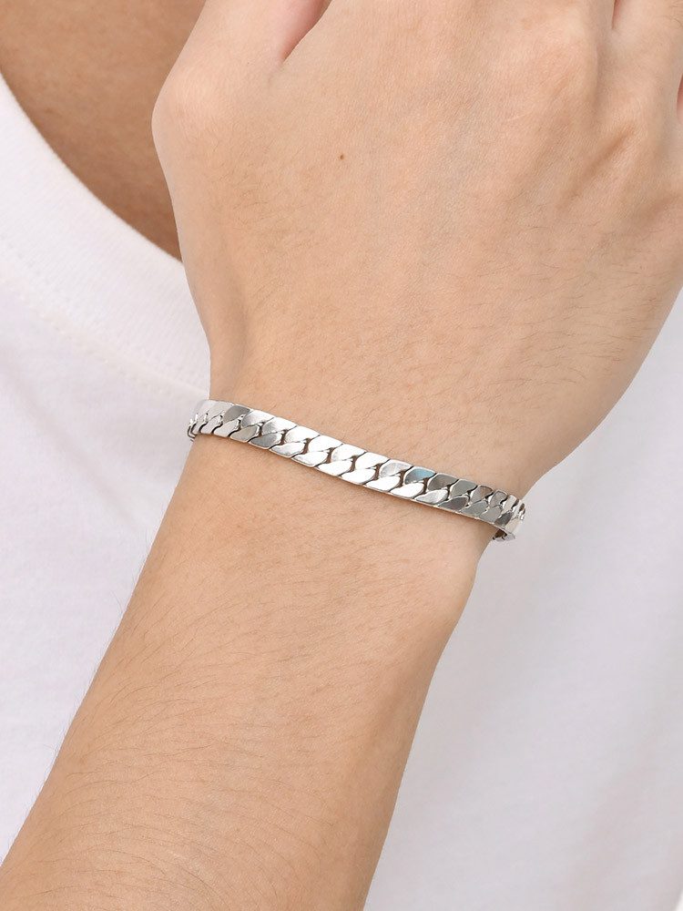KARMA Edelstahlarmband Männerschmuck Herren Silber modern günstig online kaufen