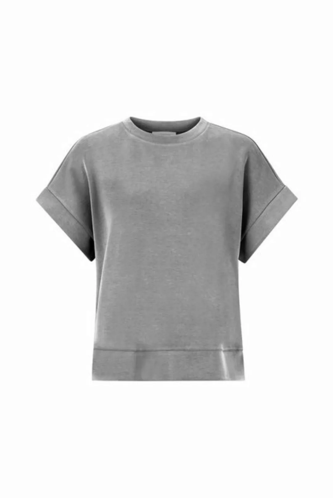 Rich & Royal Kurzarmshirt Tencel peached Shirt modische Kurzarmsweatshirt günstig online kaufen