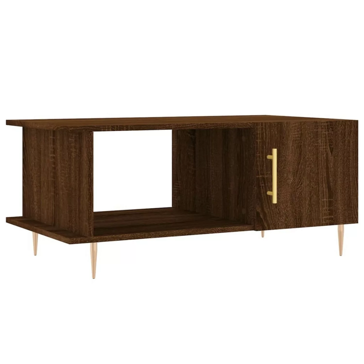 vidaXL Couchtisch Braun Eichen-Optik 90x50x40 cm Holzwerkstoff Modell 10 günstig online kaufen