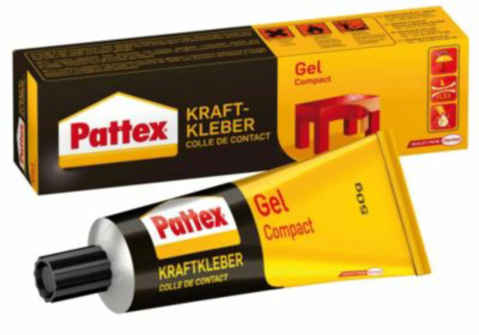 Pattex Kraftkleber Gel Compact 50 g Tube Transparent günstig online kaufen