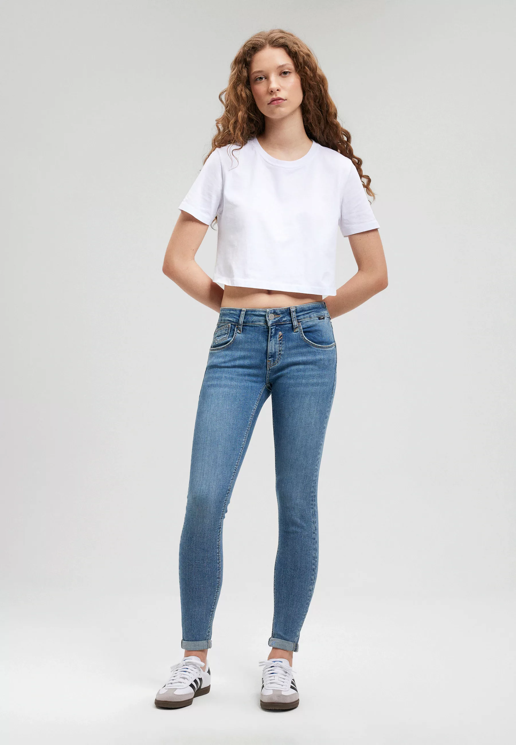 Mavi Röhrenjeans "LEXY", Cropped Super Skinny Jeans günstig online kaufen