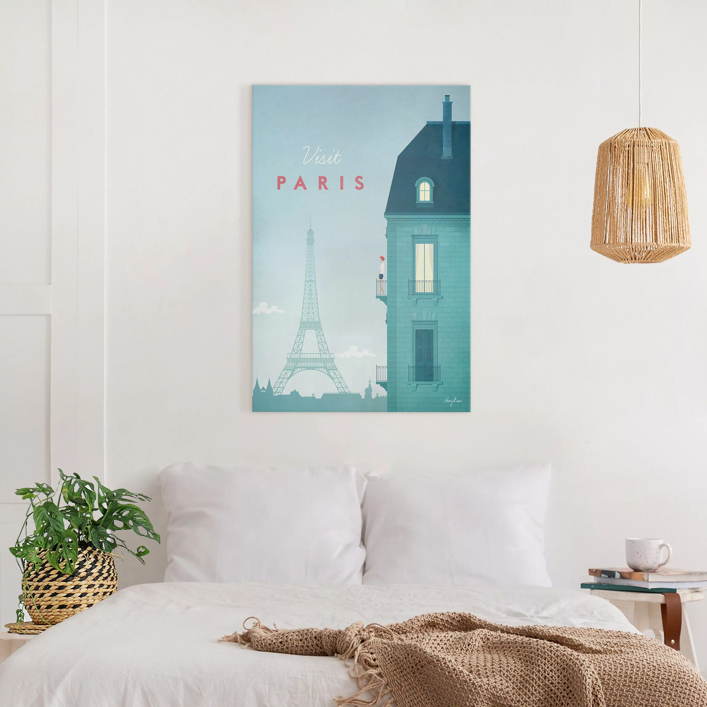 Leinwandbild Reiseposter - Paris günstig online kaufen