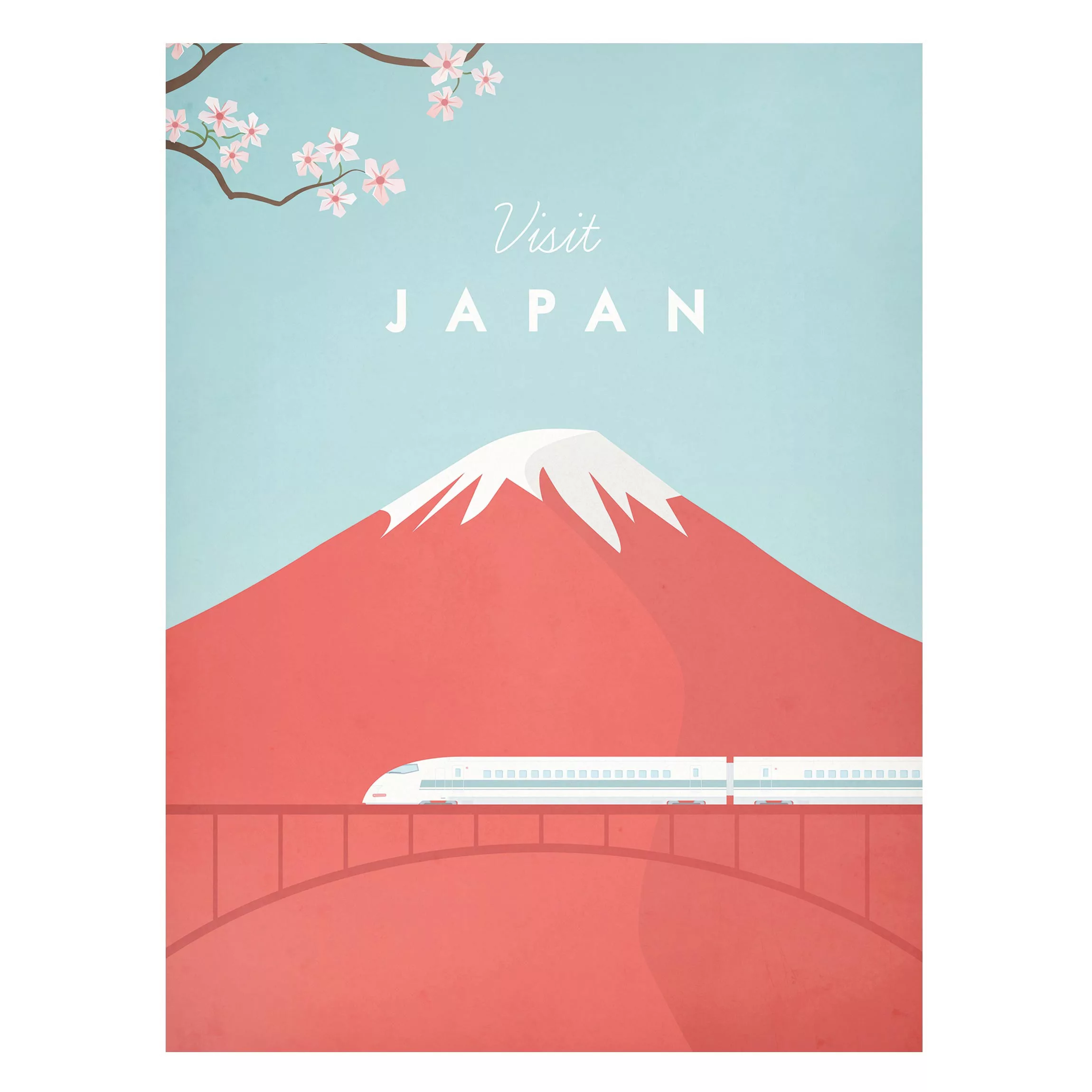 Magnettafel Blumen - Hochformat 3:4 Reiseposter - Japan günstig online kaufen