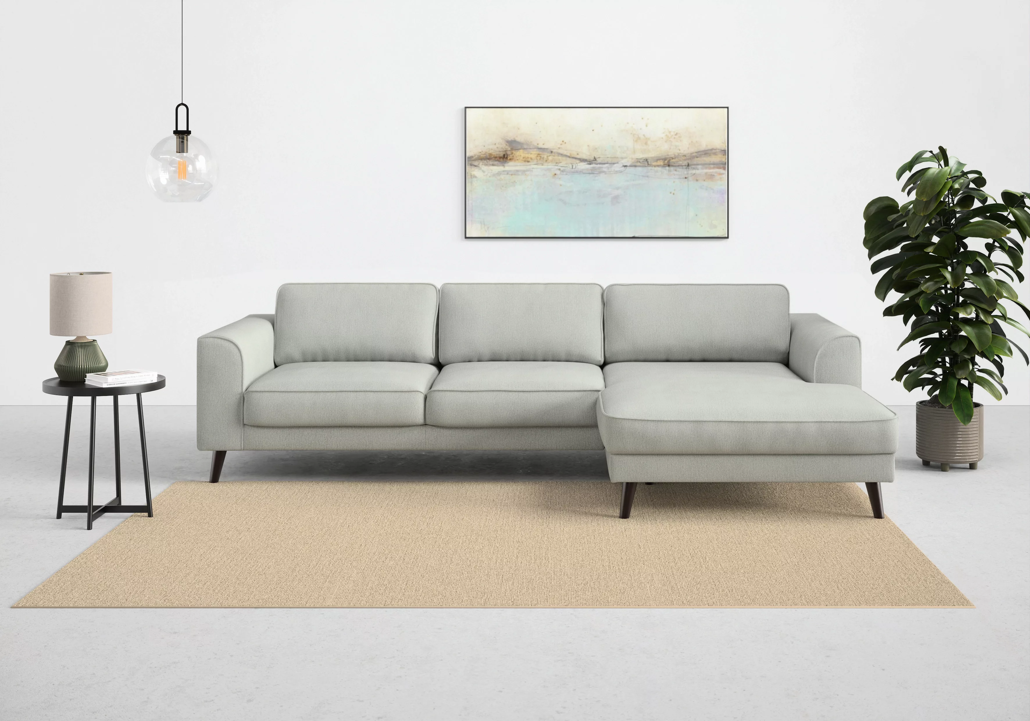 TRENDMANUFAKTUR Ecksofa "Lumber Jack, elegantes Designsofa, zeitlos modern, günstig online kaufen