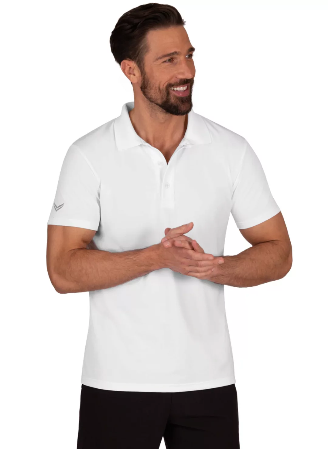 Trigema Poloshirt "TRIGEMA Poloshirt aus Polyester mit Knopfleiste" günstig online kaufen