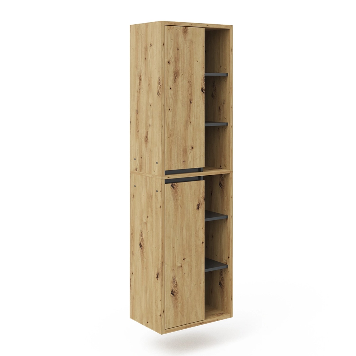 Vicco Hochschrank Viola, Artisan-Eiche/Anthrazit, 50 x günstig online kaufen