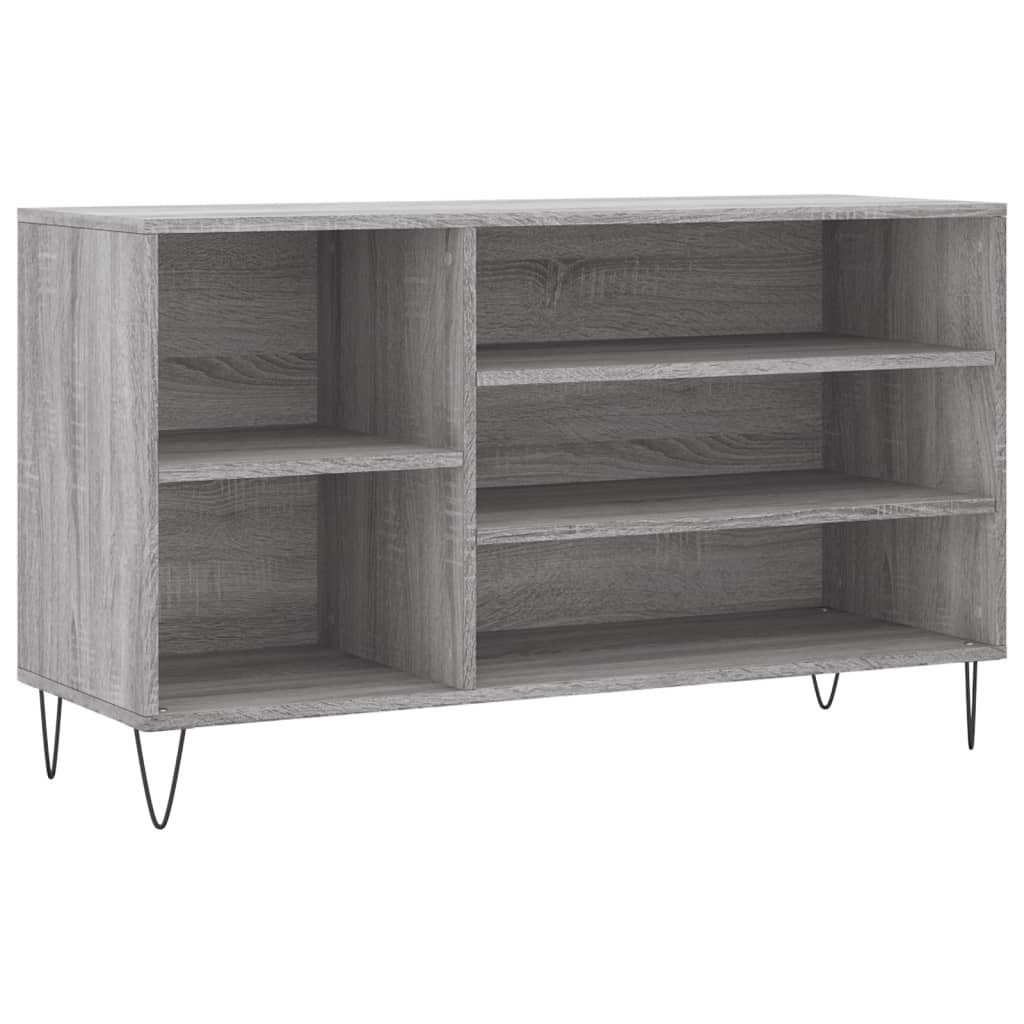 vidaXL Schuhregal Schuhregal Grau Sonoma 102x36x60 günstig online kaufen