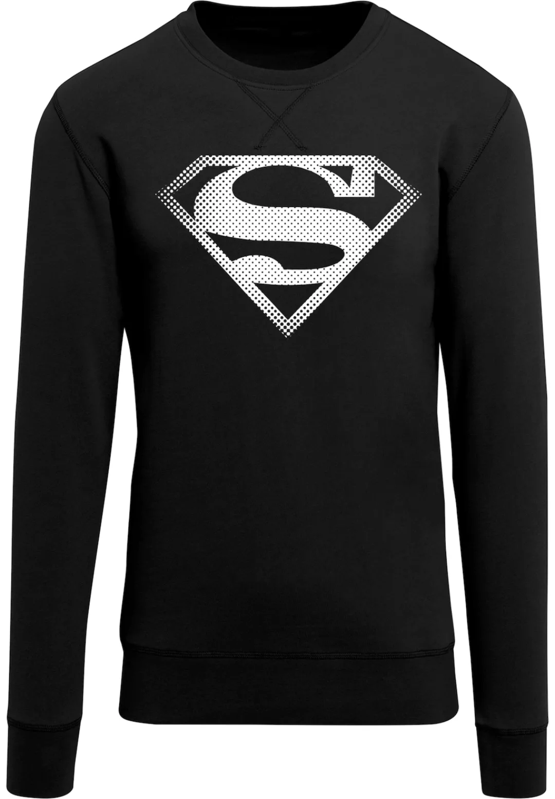 F4NT4STIC Rundhalspullover "F4NT4STIC Herren Superman Spot Logo with Light günstig online kaufen