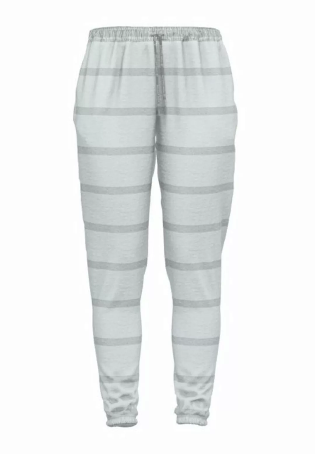 TOM TAILOR Loungehose mit melierter und gestreifter Optik günstig online kaufen