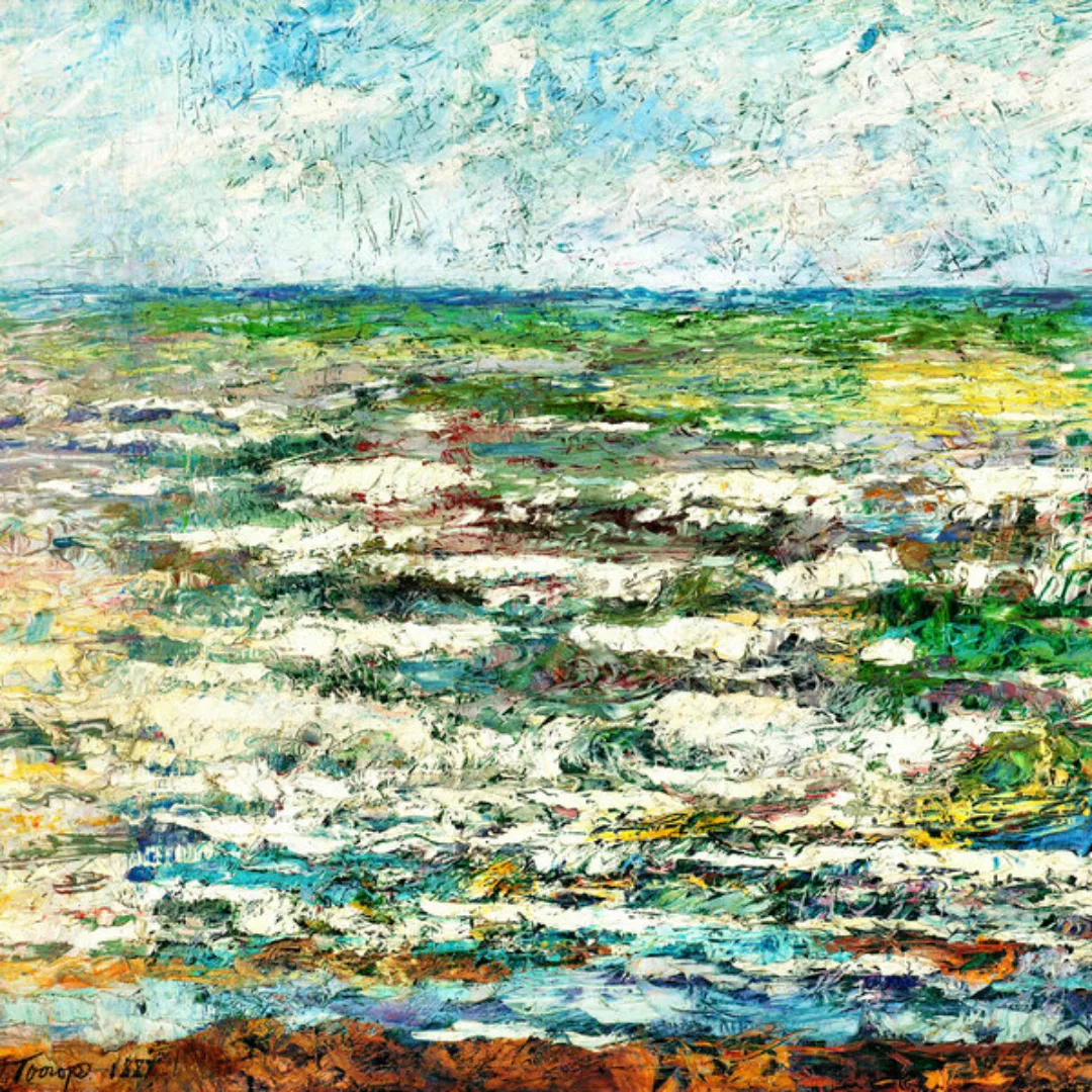 Poster / Leinwandbild - Jan Toorop: Das Meer günstig online kaufen