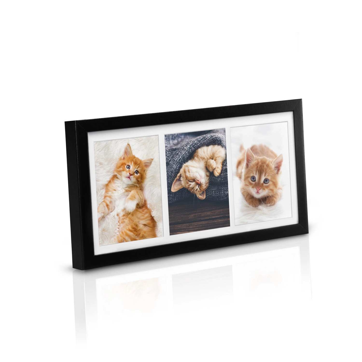 Bomoe Galeria Bilderrahmen 3 Bilder 13x18cm Schwarz günstig online kaufen
