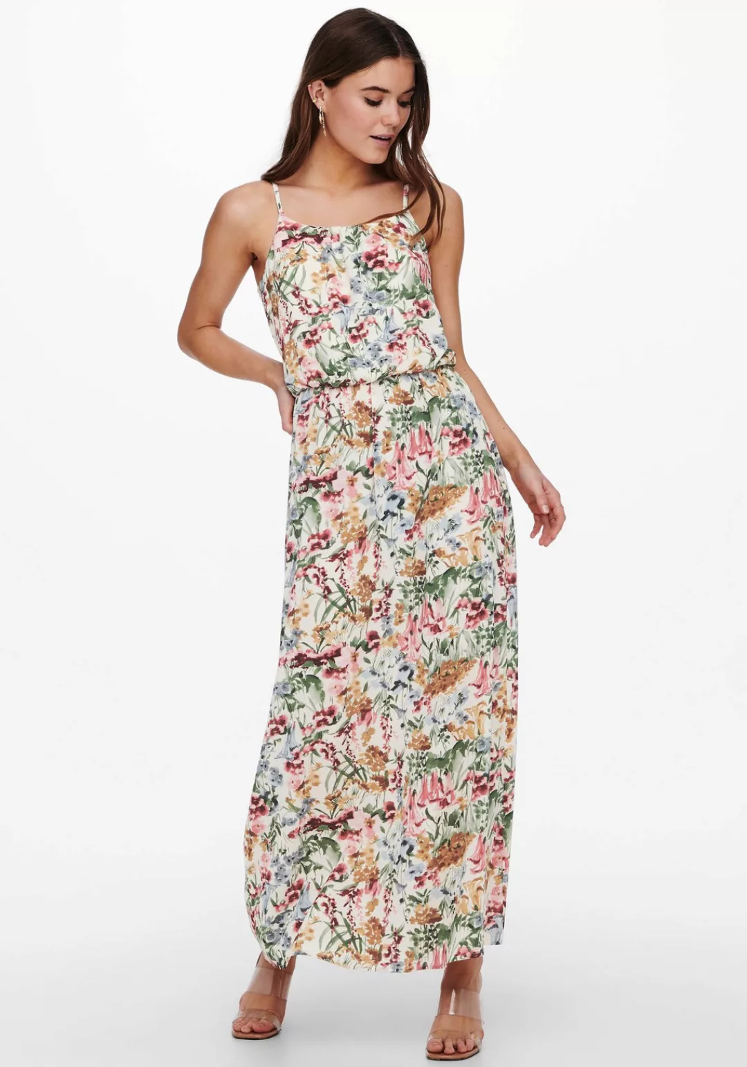 ONLY Maxikleid "ONLWINNER S/L MAXI DRESS NOOS PTM", mit Spaghettiträger günstig online kaufen