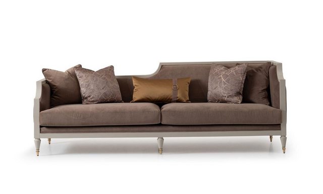 Xlmoebel Sofa Viersitzer-Sofa mit Couchtisch und Sessel in Braun, 4-teilige günstig online kaufen