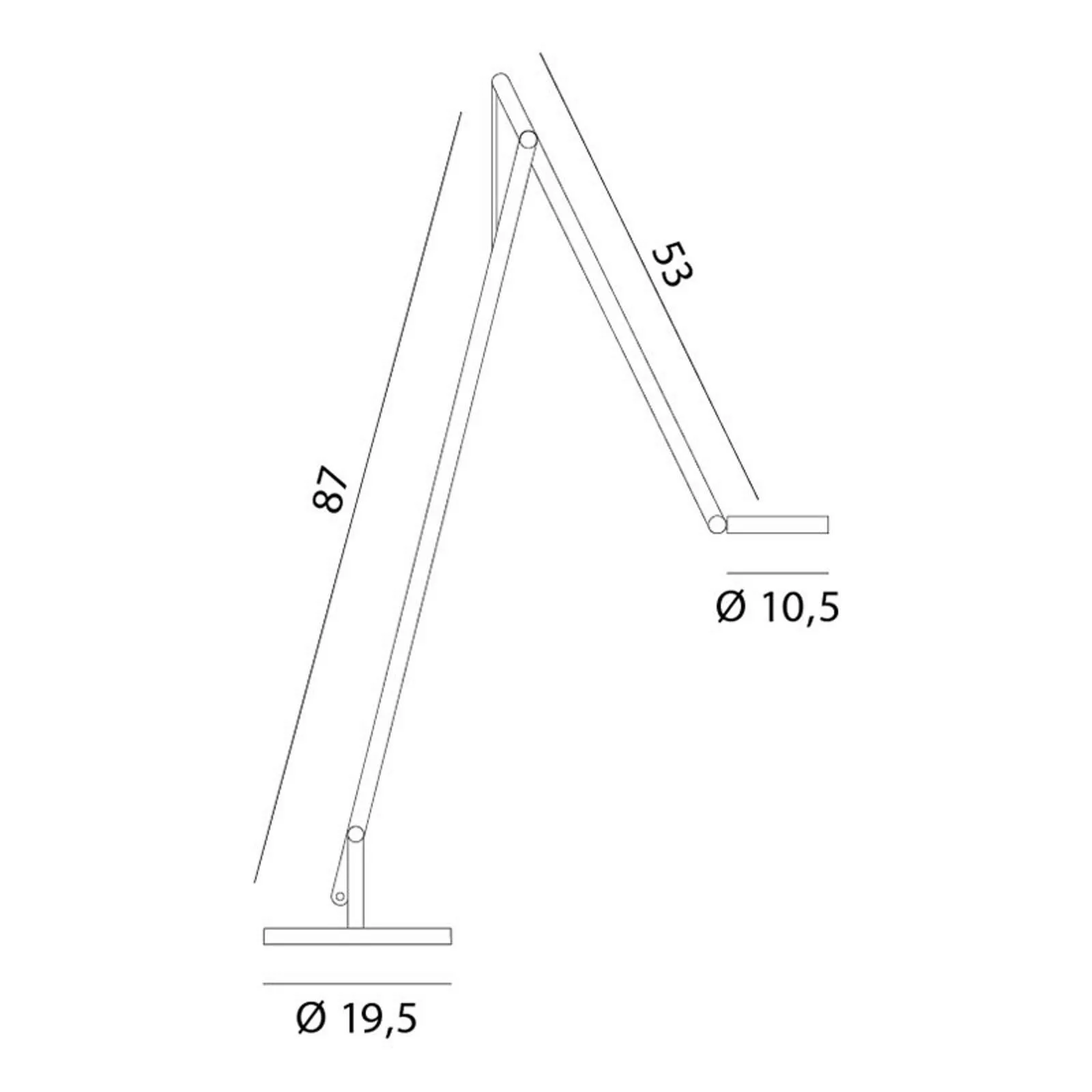 Rotaliana String F1 LED-Stehlampe schwarz, silber günstig online kaufen