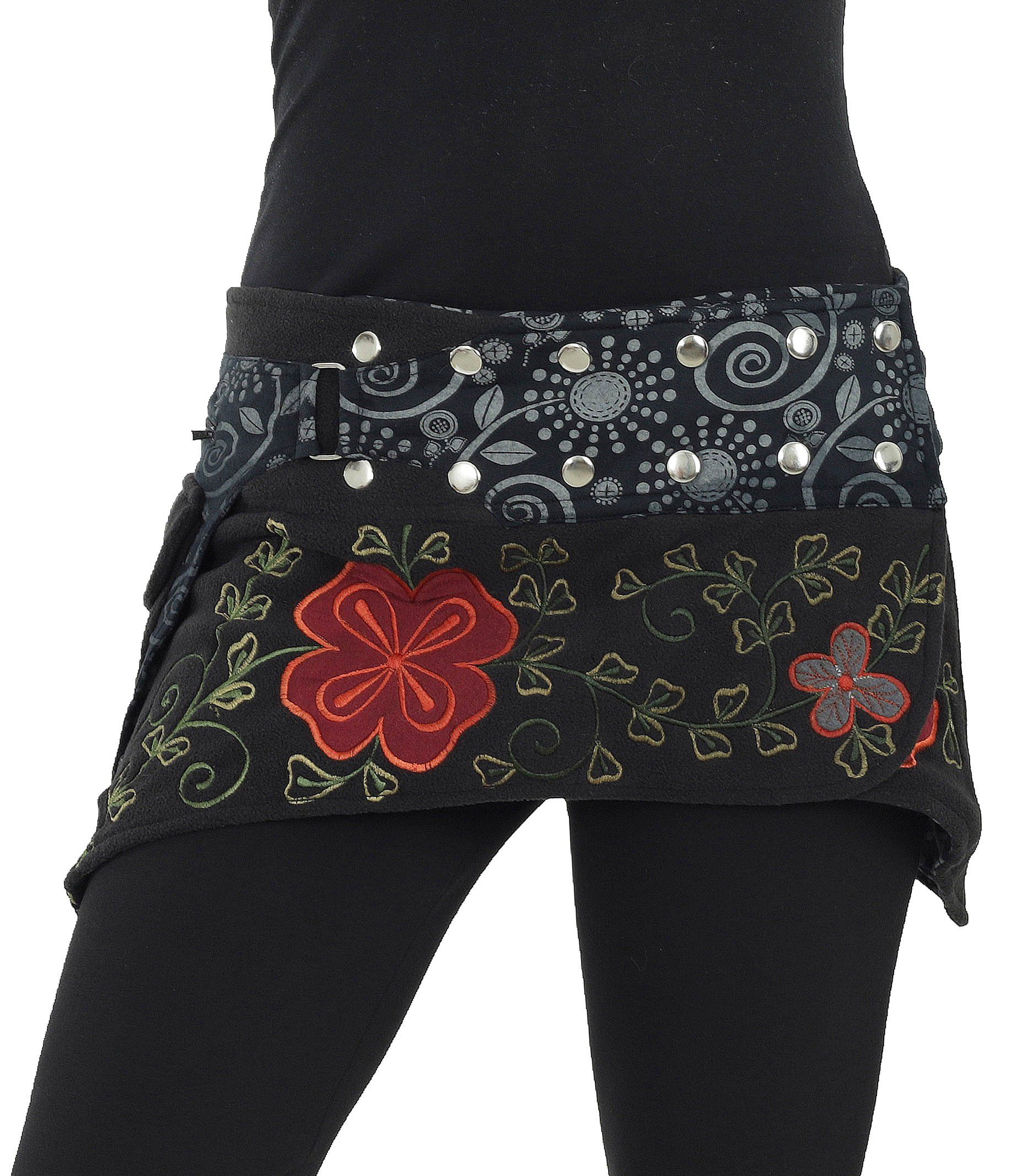PUREWONDER Wickelrock Nierenwärmer mit Druckknöpfen sk22 günstig online kaufen