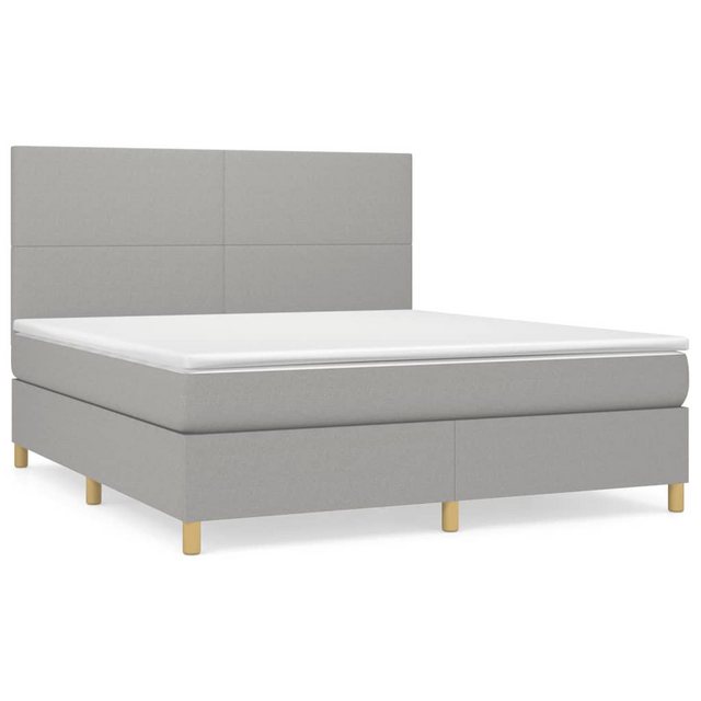 vidaXL Boxspringbett Bett Boxspringbett mit Matratze Stoff (160 x 200 cm, D günstig online kaufen