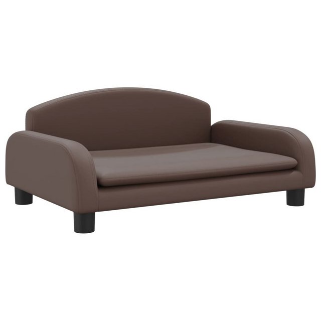 vidaXL Kindersofa Kindersofa Braun 70x45x30 cm Kunstleder Kindercouch Kinde günstig online kaufen