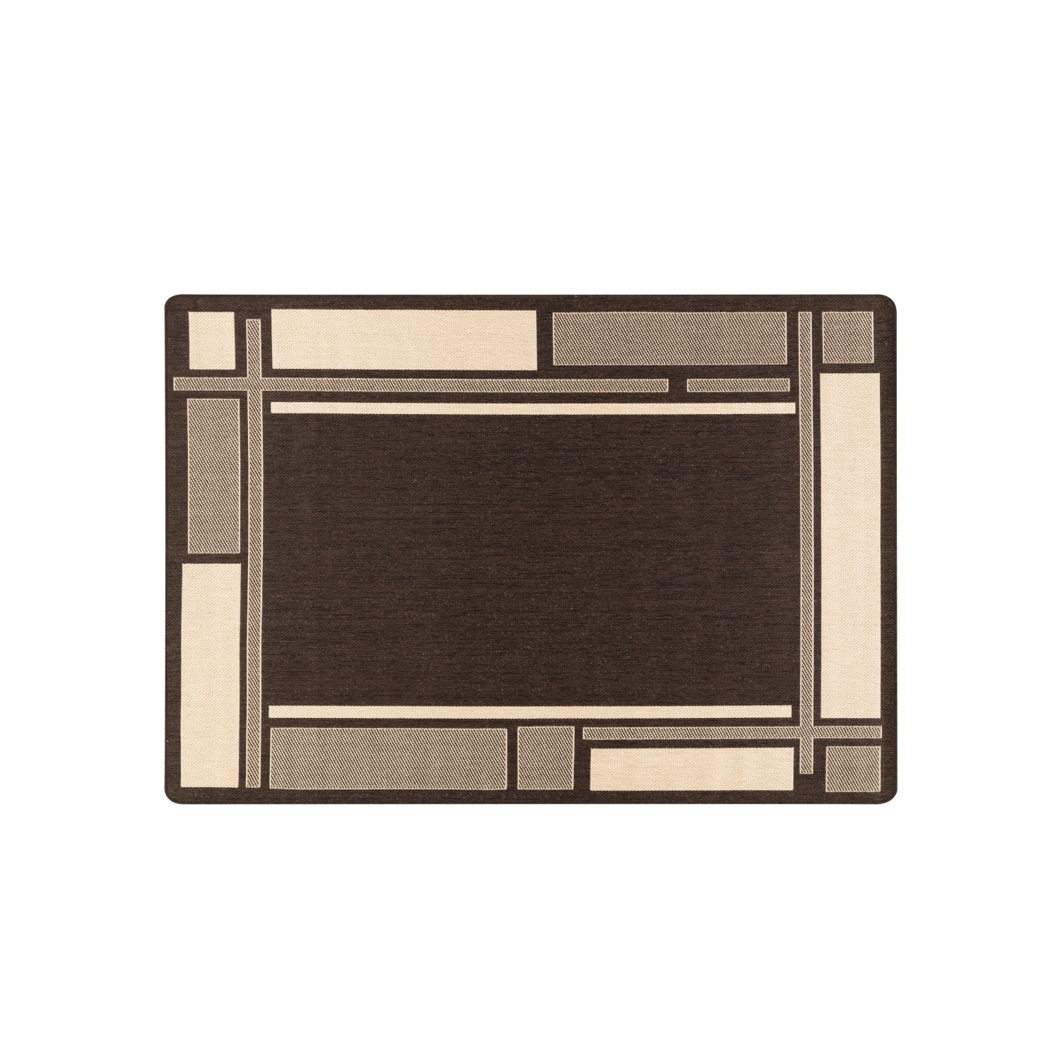 Peyer Syntex Teppich Smilla Pflegeleichter Indoor und Outdoor Teppich Braun günstig online kaufen