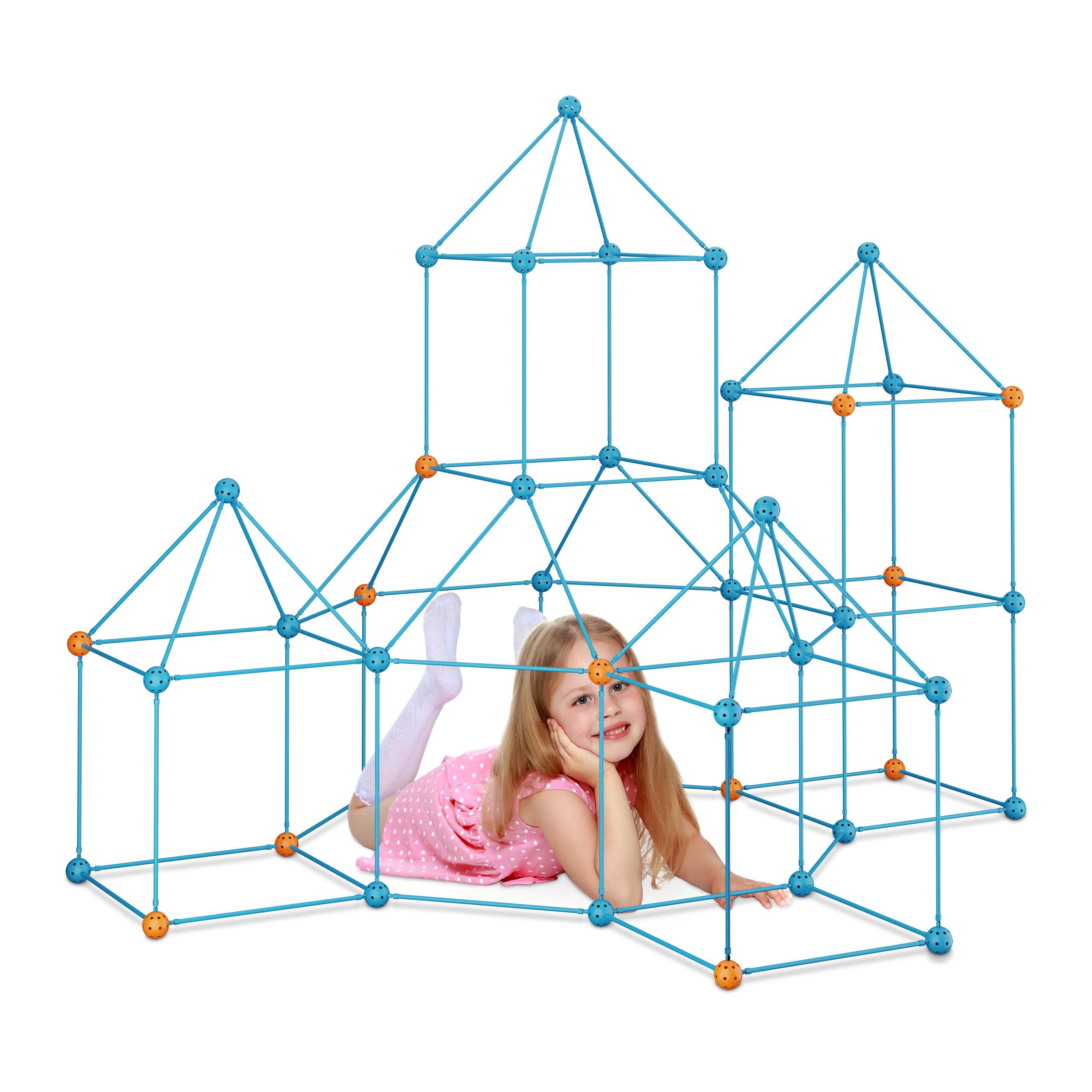 relaxdays Spielzelt DIY Konstruktionsspielzeug Höhle bauen günstig online kaufen